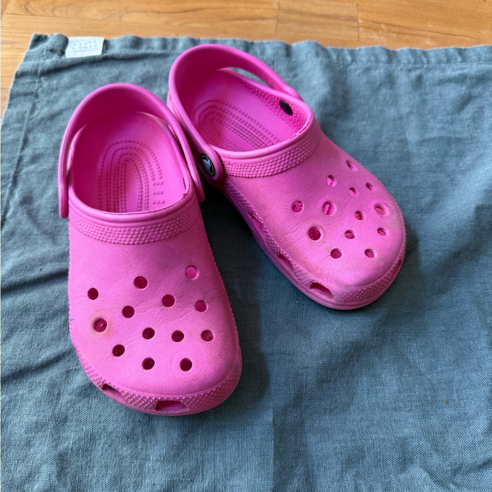 Kids Pink Crocs